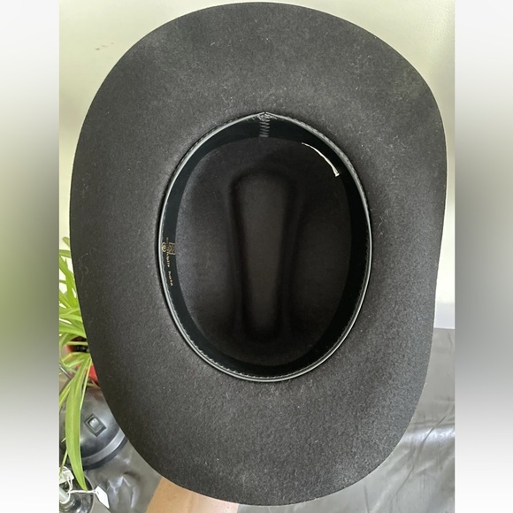 Smithbilt Black Wool Felt Western Cowboy Hat Stampede Size Small (20”) Canada - Picture 5 of 10